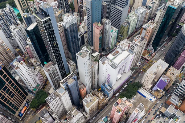 Distretto Commerciale Hong Kong Nell Isola Hong Kong — Foto Stock