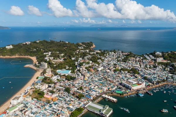 Vista Arriba Hacia Abajo Isla Cheung Chau Lantau — Foto de Stock