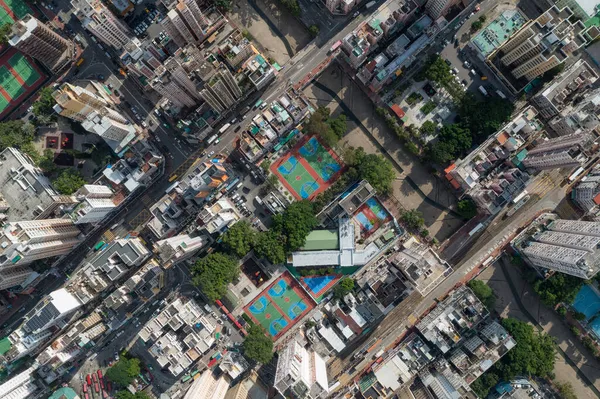 Top View Hong Kong Yuen Long District — Stock Photo, Image