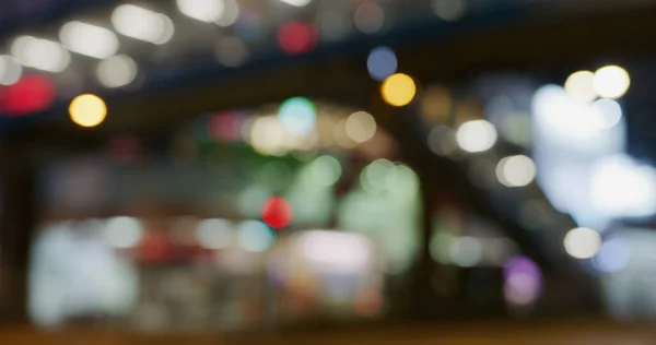 Bokeh Der Stadt Nacht Auf Der Straße Hongkong — Stockfoto