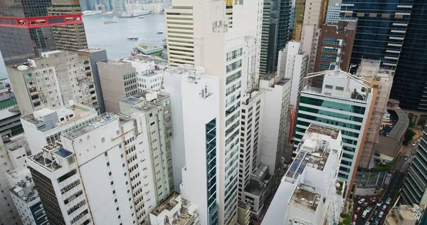 Sheung Wan Hongkong Července 2021 Obchodní Čtvrť Hongkong — Stock fotografie