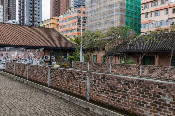 Tau Kok Hong Kong Eylül 2021 Sığır Deposu Sanatçısı Köyü — Stok fotoğraf
