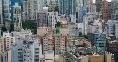 Sheung Wan, Hong Kong - 23 Temmuz 2021: