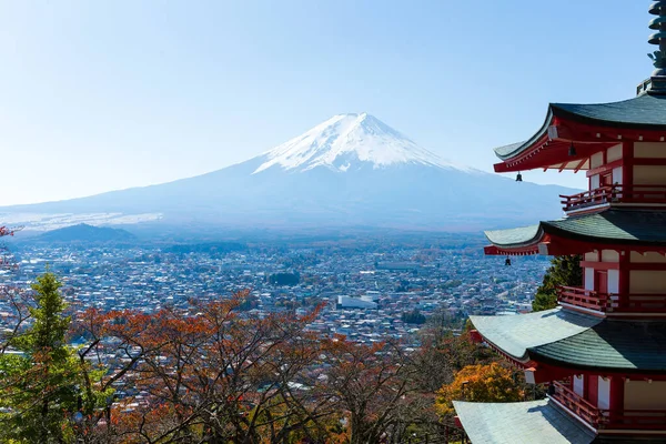 Fuji Con Pagoda Chureito — Foto de Stock