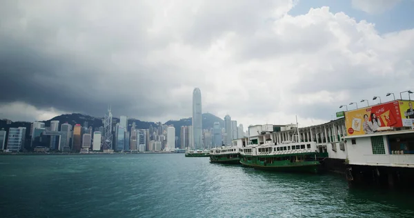 Tsim Sha Tsui Hong Kong September 2021 Hong Kong Harbor — Stock Photo, Image