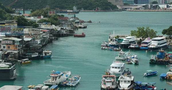 Lei Yue Mun Hong Kong Octubre 2021 Muelle Kowloon Este —  Fotos de Stock