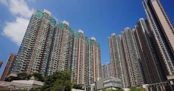 Yuen Long Hongkong Oktober 2021 Wohnviertel Hongkong — Stockfoto