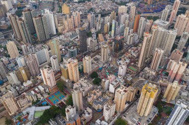 Yuen Long, Hong Kong - 18 Ekim 2021: Hong Kong
