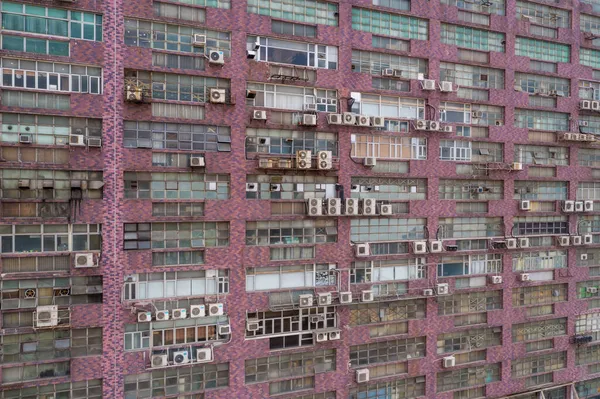 Fachada Del Antiguo Edificio Hong Kong — Foto de Stock