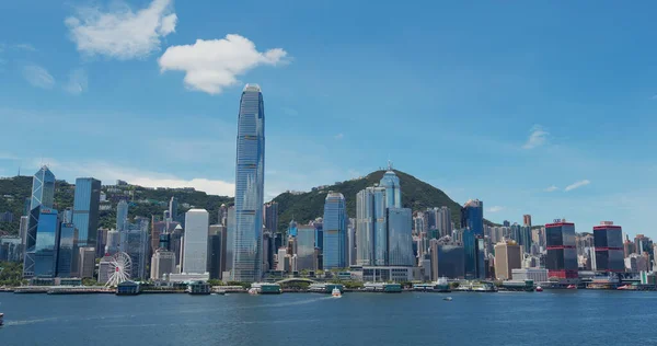 Victoria Harbor Hong Kong July 2020 Hong Kong City — стокове фото