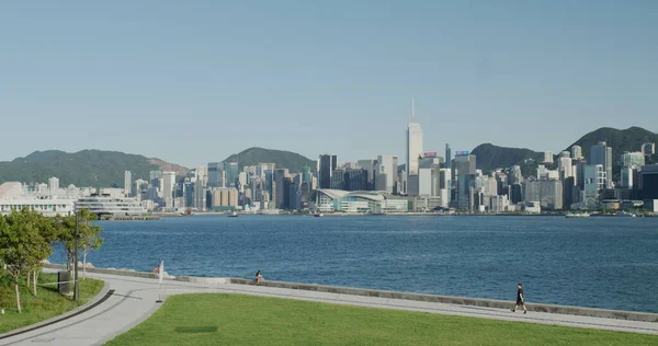 Hong Kong Eylül 2021 Şehir Manzaralı — Stok fotoğraf