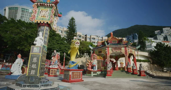 Repulse Bay Hong Kong October 2021 Tin Hau Temple — стокове фото