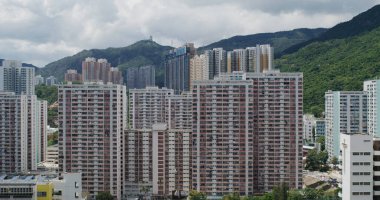 Choi Hung 'daki Hong Kong yerleşim bölgesi.