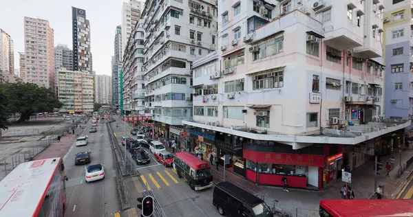 Mong Kok Hong Kong November 2021 Hong Kong City Street — Stockfoto