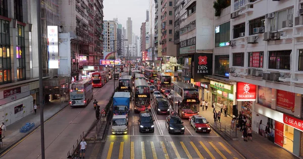 Mong Kok Hong Kong Noviembre 2021 Calle Ciudad Hong Kong — Foto de Stock