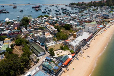 Hong Kong 'daki Cheung Chau' nun en iyi manzarası.