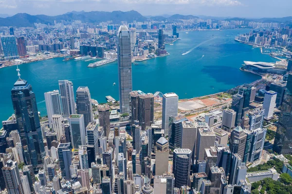 Victoria Peak Hong Kong Серпня 2021 Hong Kong City — стокове фото