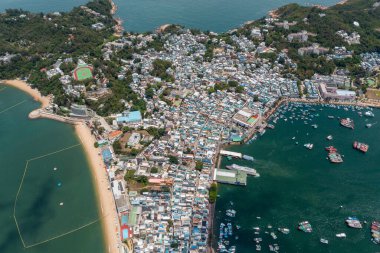 Hong Kong 'daki Cheung Chau' nun en iyi manzarası.