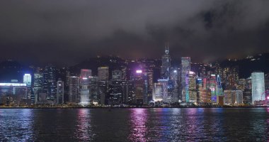 Victoria Limanı, Hong Kong - 30 Mayıs 2021: Hong Kong