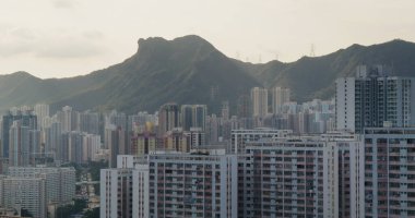 Hong Kong şehir günbatımı zaman