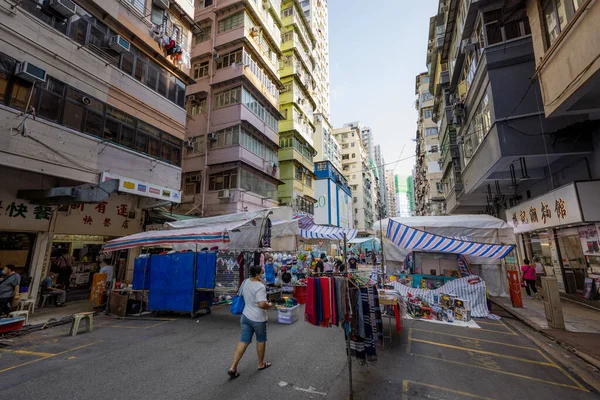 Mong Kok Hong Kong Kasım 2021 Tung Choi Caddesi — Stok fotoğraf