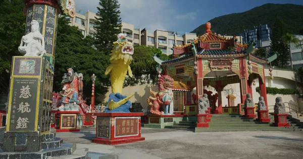 Bahía Repulse Hong Kong Octubre 2021 Templo Tin Hau — Foto de Stock