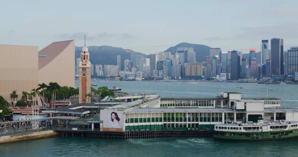 Victoria Harbor Hong Kong October 2021 Hong Kong City Landmark — Stock Photo, Image