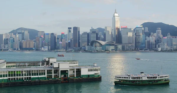 Victoria Harbor Hong Kong October 2021 Hong Kong City Landmark — Stock Photo, Image