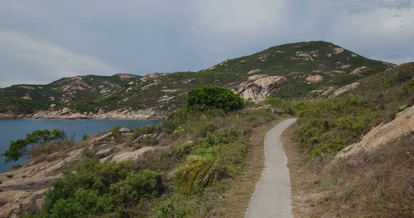 Wandelpad Hong Kong Toi Eiland — Stockfoto