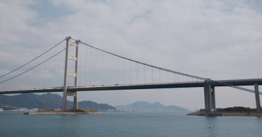 Hong Kong 'daki Tsing Ma Askılık Köprüsü