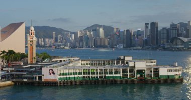 Victoria Limanı, Hong Kong - 28 Ekim 2021: Hong Kong