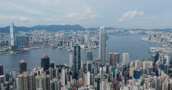 홍콩의 빅토리아 2020 랜드마크 — 스톡 사진