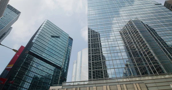 Merkez, Hong Kong - 22 Nisan 2021: Hong Kong iş bölgesi