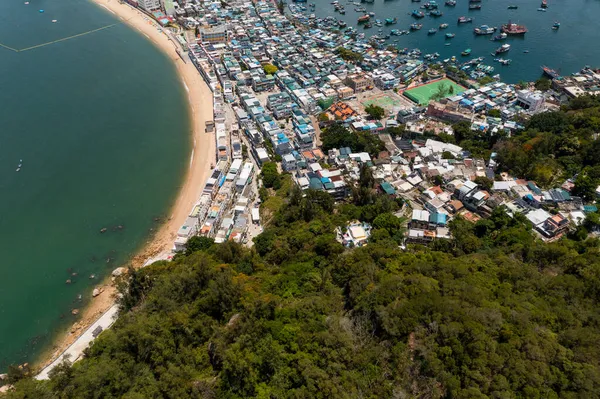 Luftaufnahme Der Insel Cheung Chau Hongkong — Stockfoto