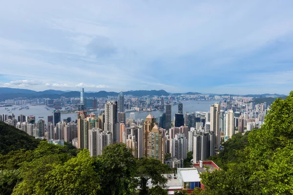 Victoria Peak Hong Kong Julio 2021 Ciudad Hong Kong — Foto de Stock
