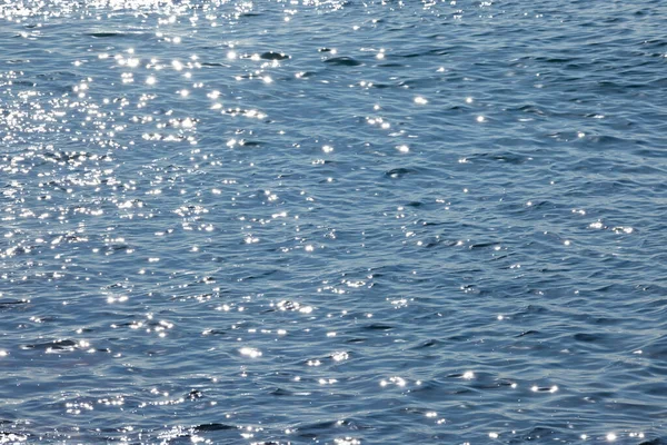 Solljus Skiner Havet — Stockfoto