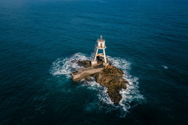 Stråle Över Havet — Stockfoto