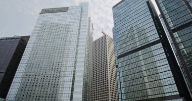 Merkez, Hong Kong - 17 Eylül 2021: Hong Kong iş bölgesi