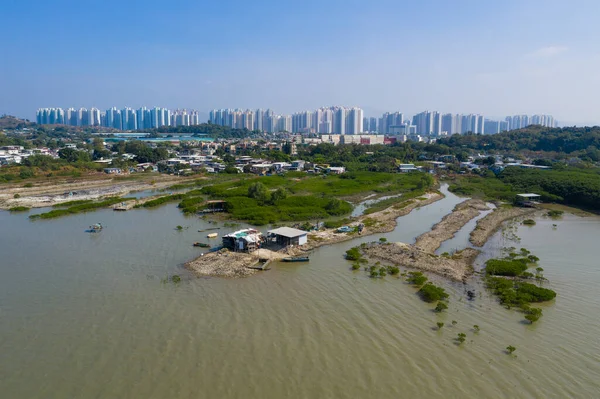 Yuen Long Lau Fau Shan Hong Kong — Foto Stock