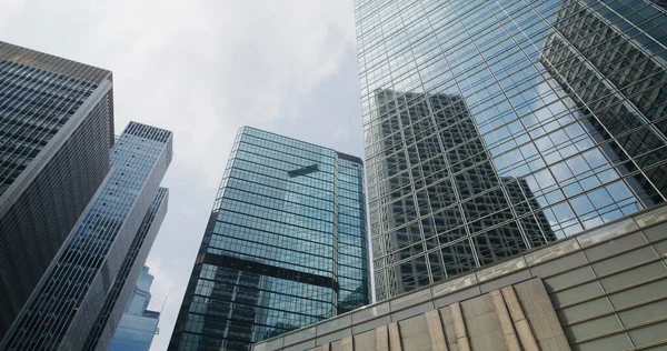 Vista Ángulo Bajo Torre Negocios — Foto de Stock