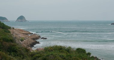 Kış zamanı deniz manzarası