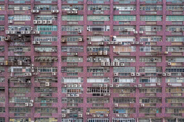 Fachada Del Antiguo Edificio Hong Kong — Foto de Stock