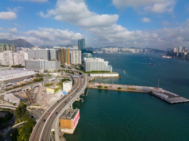 Hung Hom, Hong Kong - 2021 Kasım 2021: Hong Kong şehir limanı