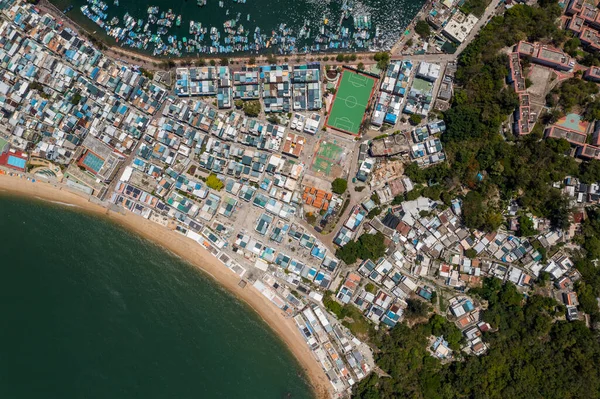 Vista Arriba Hacia Abajo Isla Cheung Chau Lantau — Foto de Stock