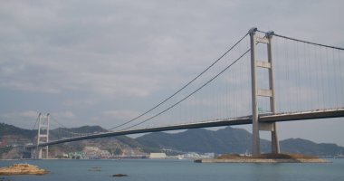Hong Kong 'daki Tsing Ma Askılık Köprüsü