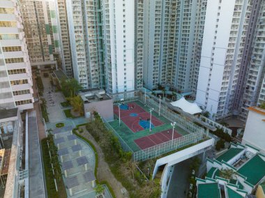 Wong Tai Sin, Hong Kong - 03 Aralık 2021: Hong Kong Halk Evi