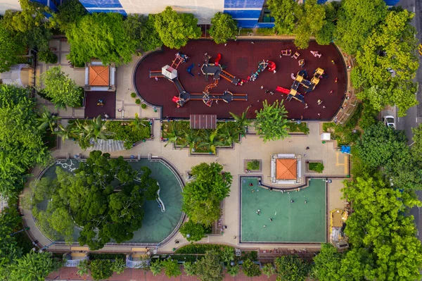 Top View Playground Park — Stockfoto