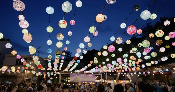 Tai Hong Kong September 2021 Mid Autumn Festival Tai Night — Stock Photo, Image