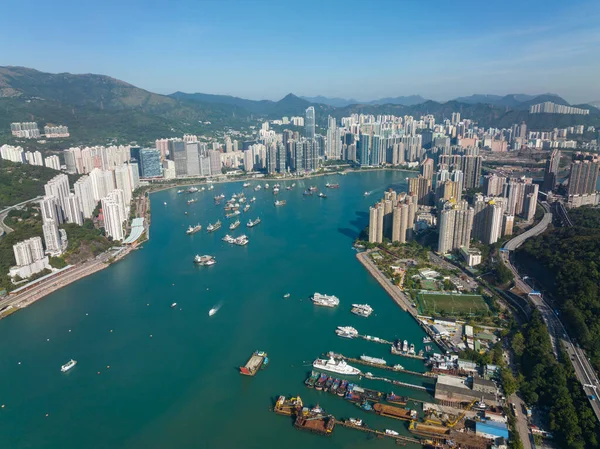 Цінг Гонконг Листопада 2021 Гонконзький Суднобудівний Завод — стокове фото