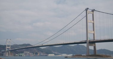 Hong Kong 'daki Tsing Ma Askılık Köprüsü